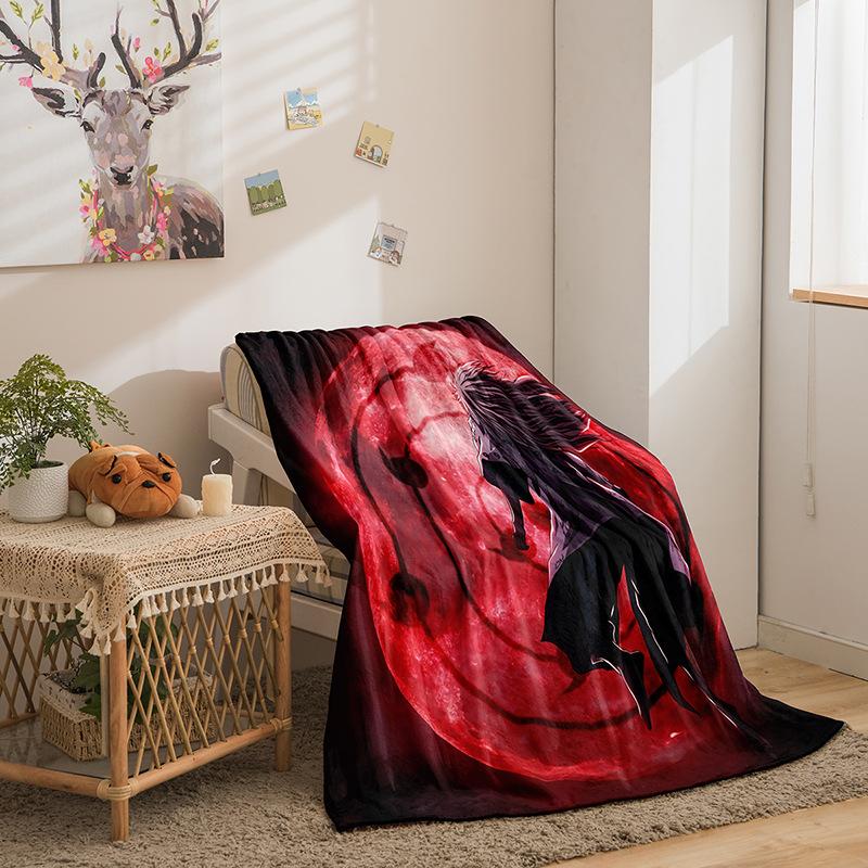 Animation Hokage Serie Flanelldecke 3D-Druck Sofadecke Verdickte Decke