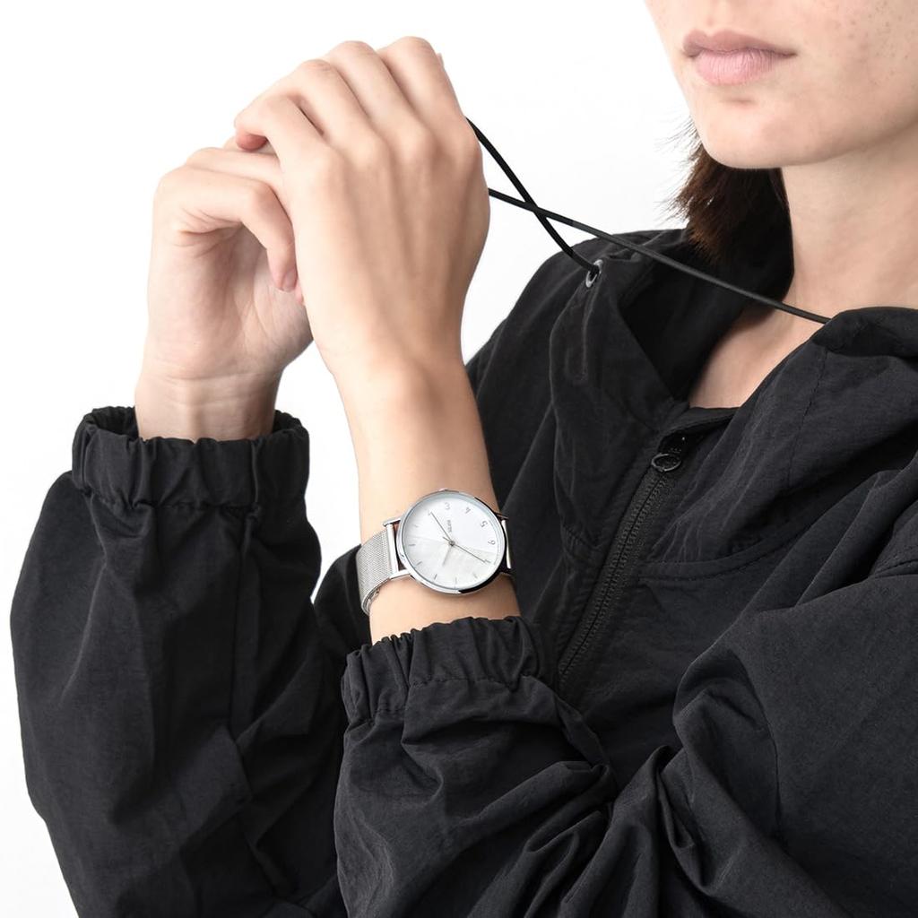 Watch Day White Day Holiday Watch Silver Shell Popular Unisex Authentic Winter Stylish Gift KLON CONNECTION HALFSHELL FIRST 38mm [KLON] Valentine's