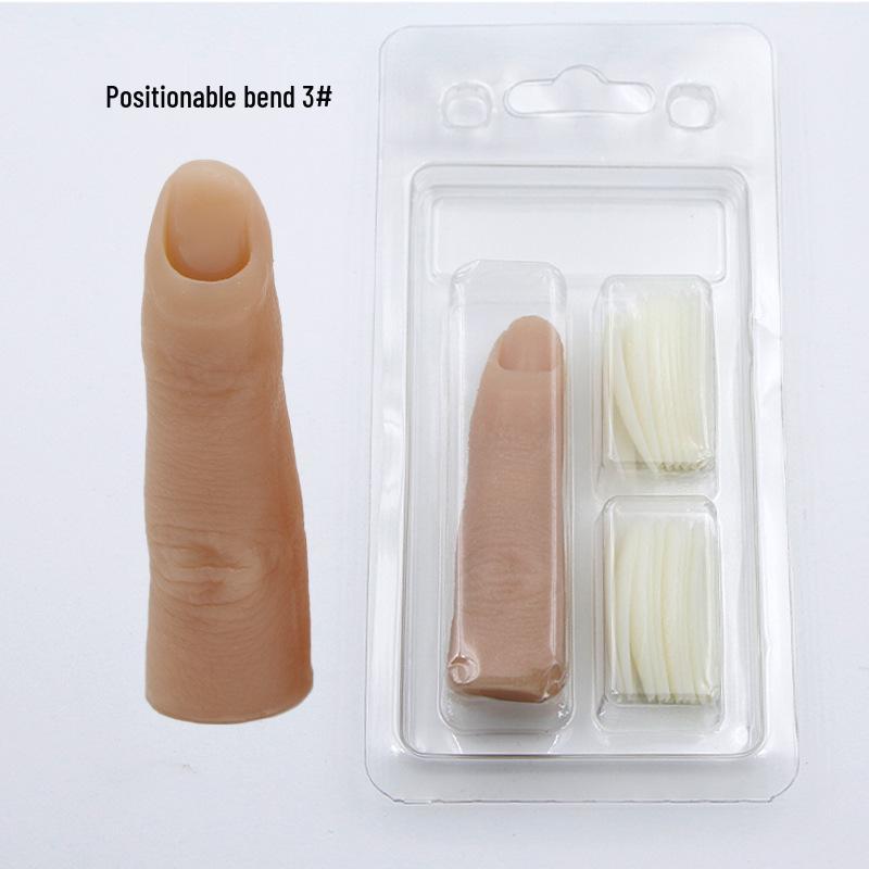 Bendable Silicone Practice Hand for Nail Art