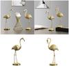 Harz Flamingos Statue Figuren Sammlerstücke Harz Flamingo Vogel Skulpturen Ornament für Zuhause Büro Tischdekorationen