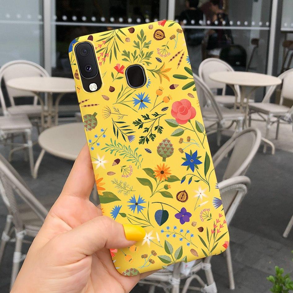 Bunte Blumen Hülle Für Samsung Galaxy A20 A20S A20E Hüllen Silikon Rückseite Weiche Fundas Für Samsung A20 S A207F A 20 E Coque
