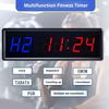 Timer Professionale per Palestra Con Telecomando Orologio Digitale 12/24H Cronometro Conto alla Rovescia Per Allenamento Fitness
