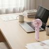 Faltbarer Handventilator — Tragbarer USB-wiederaufladbarer Ventilator mit starkem Luftstrom; Kompakt und leicht, ideal für Schreibtische, im Freien und auf Reisen
