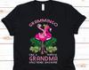 Grammingo Like A Normal Grandma Only More Awesome Shirt, Funny Pink Flamingo Tshirt For Grandma Nana Oma Grandmother, Cute Grandma Flamingo
