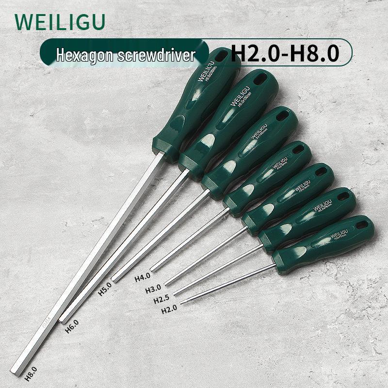 Hexagonal Screwdriver and Wrench Set with Extended Handle (H2.5/4mm)