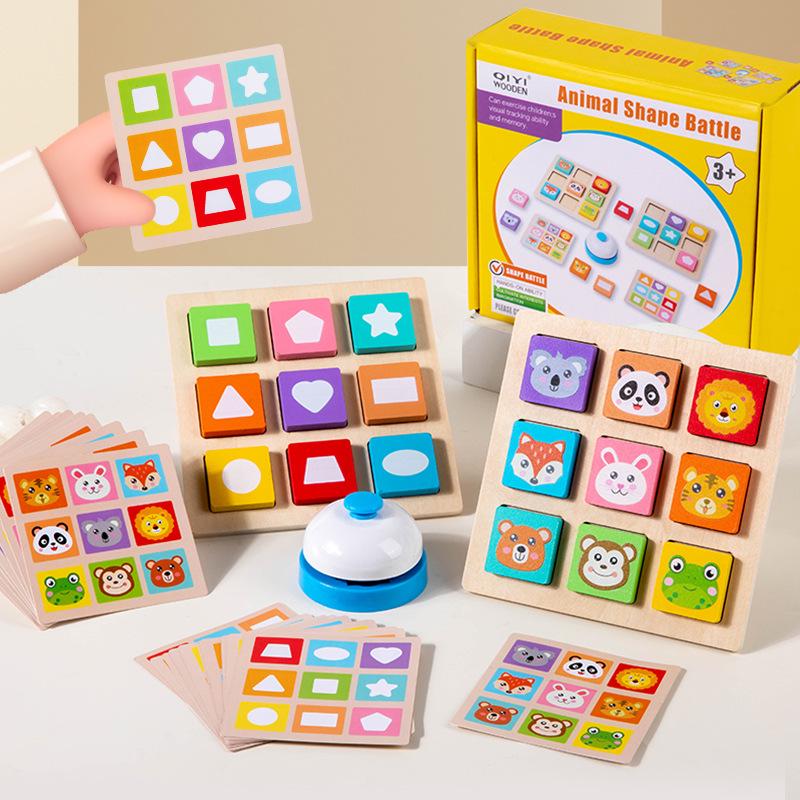

Kids Educational Shape-Matching Blocks Puzzle for Logical Thinking