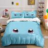 Large Cartoon-style Face. Bedding Sets Duvet Cover Sets Duvet Covers Pillowcases(1 * Duvet Cover 2 * Pillowcases, Without Duvet Insert)