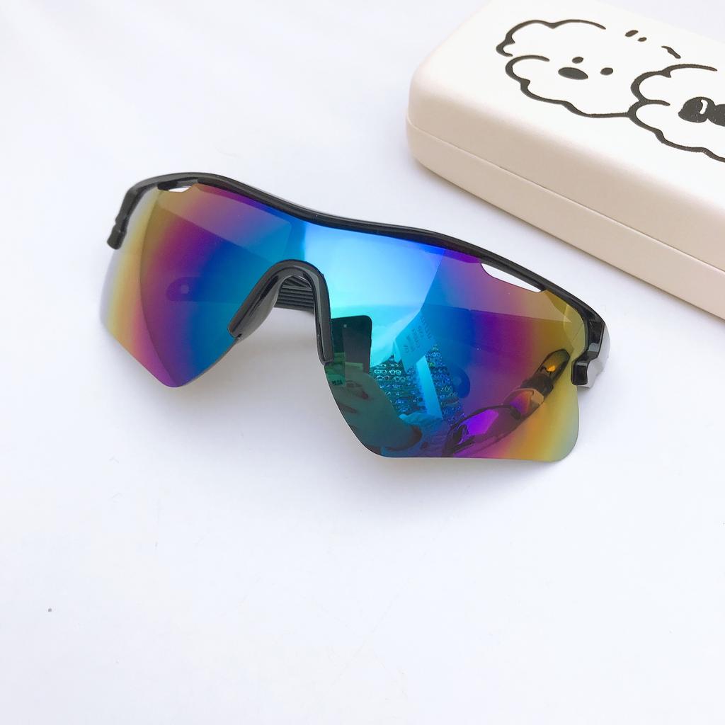 Kinder Radsport Sport Sonnenbrille Jungen und Mädchen Outdoor Radbrille Sonnenbrille Brille