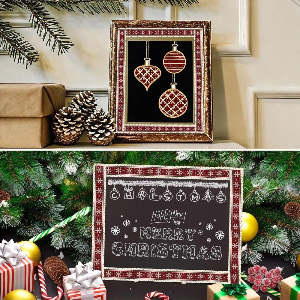 Self Adhesive Border Sticker Roll 10m Christmas Border Stickers  Bulletin Board Decorating
