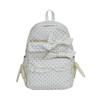 Mochila escolar nueva mochila casual femenina coreana ins mochila escolar para estudiante de secundaria mochila con lazo de alto valor