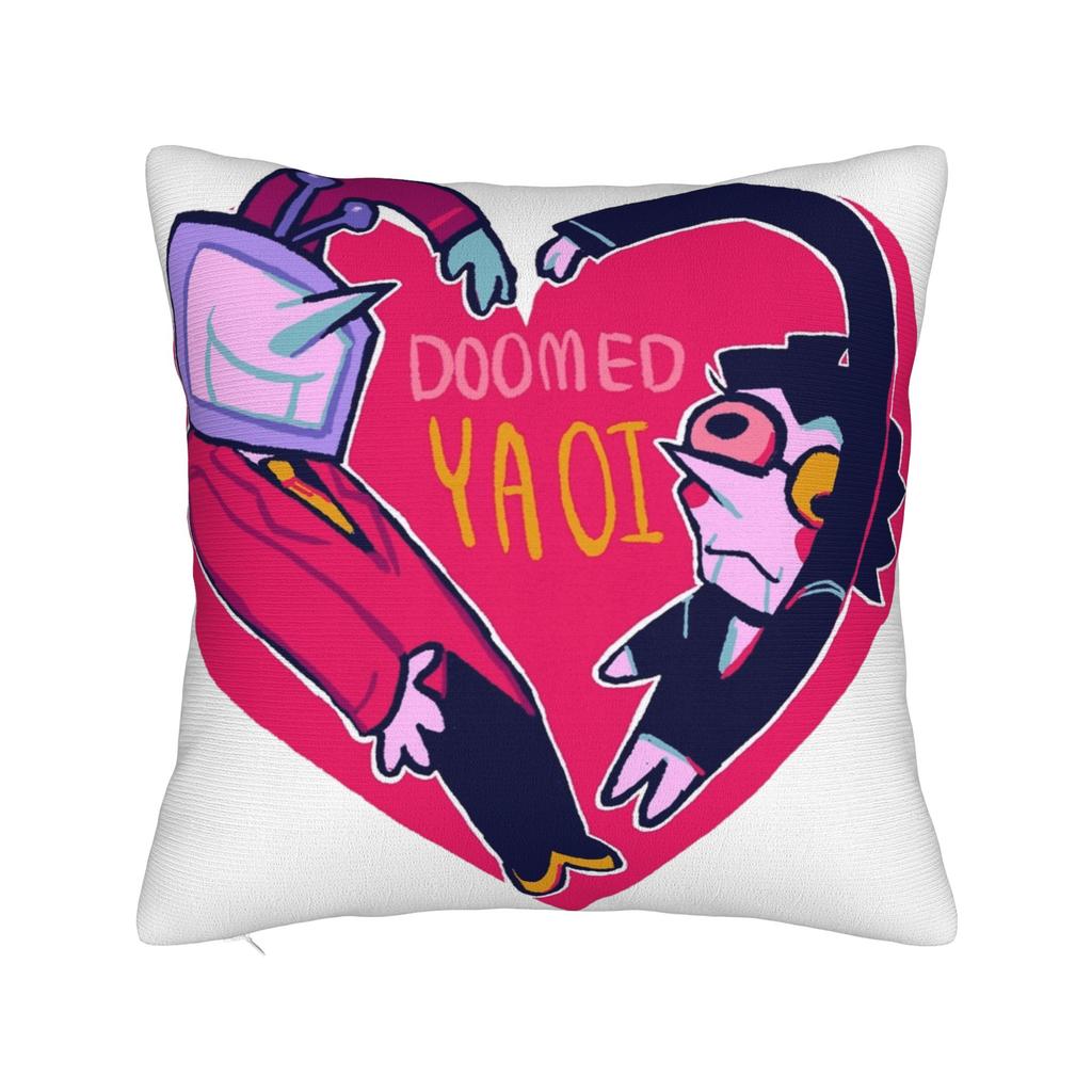 Deltarune 3 Tenna It Is Tv Time Pillow Case Soft Pillow Cover Novelty Cushion Cover For Living Room Bed Chair
