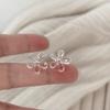 Transparent Geometric Earrings Made Resin Metal Combined Fashionable Luxurious Trendy Design Earrings Women's Parties Jewelry