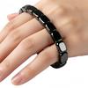 Hematite Beaded Bracelet for Men Natural Stone Stretch Healing Jewelry for Anxiety Relief Office Daily Wear