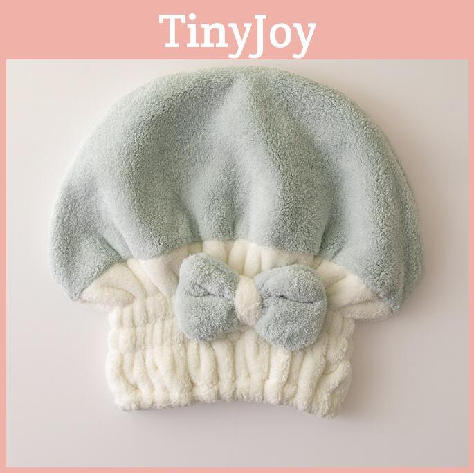 Coral Fleece Drying Cap For Women With Absorbent Fastdrying Function For Home Use