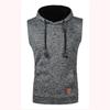 Gilet in Maglia con Cappuccio da Uomo Slim Fit - Pile Sottile, Edizione Autunno/Inverno