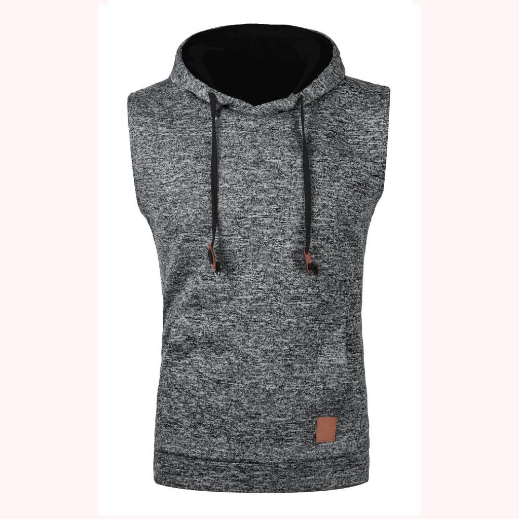 Gilet in Maglia con Cappuccio da Uomo Slim Fit - Pile Sottile, Edizione Autunno/Inverno