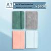 A7 Mini Pocket Notebook with Thick Leather Cover - Retro and Simple Design