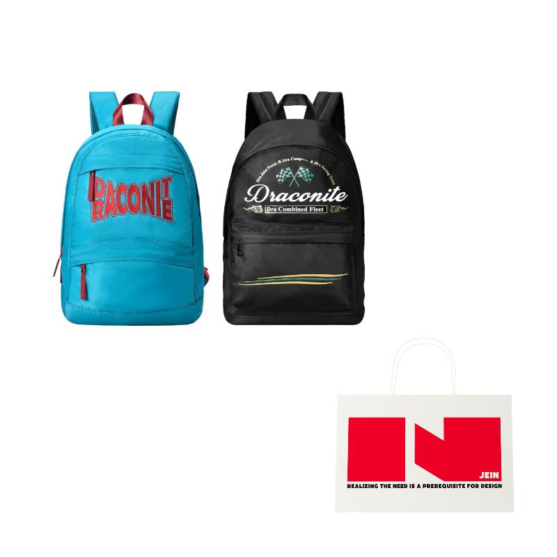 DRACONITE Polyester Backpack Regular Unisex Blue DRA1088