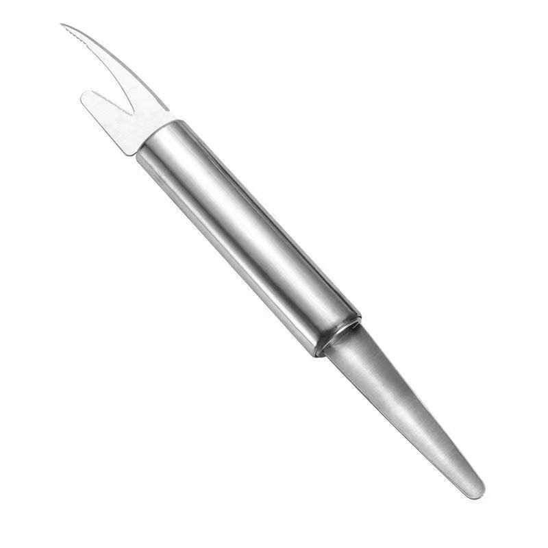 

Многофункциональный 6 в 1 нож для чистки креветок из нержавеющей стали, нож для резки креветок, соскребающий нож для копания, кухонные инструменты Double head