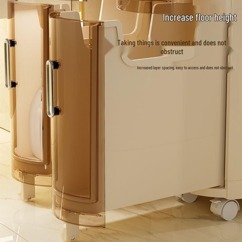 Slim Multi-Layer Bathroom & Kitchen Gap Storage Cabinet Drawer