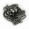 Hebilla de Cinturón Occidental de Águila Calavera, Moderna Lisa de 3,8 cm para Jóvenes