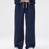 Spring Men's New Striped Wide Leg Casual Trousers