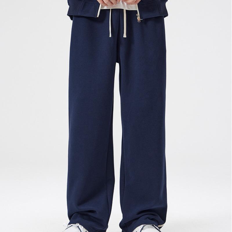 Spring Men's New Striped Wide Leg Casual Trousers