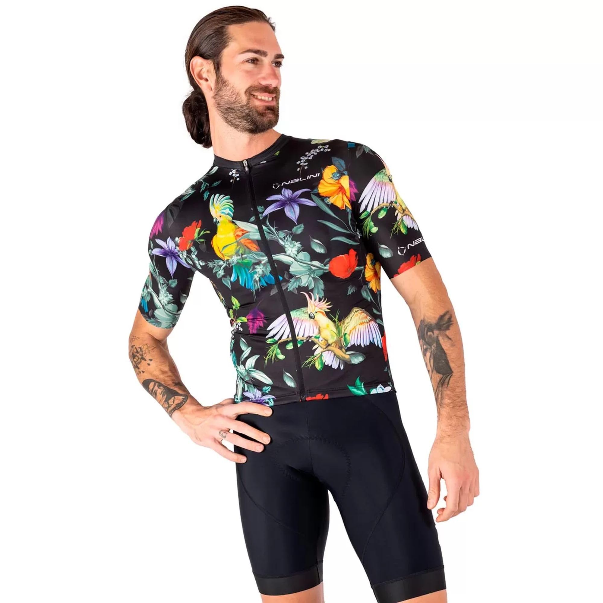 

Nalini Tucano Animal Jersey Cycling Jersey Men s (Bird Print)