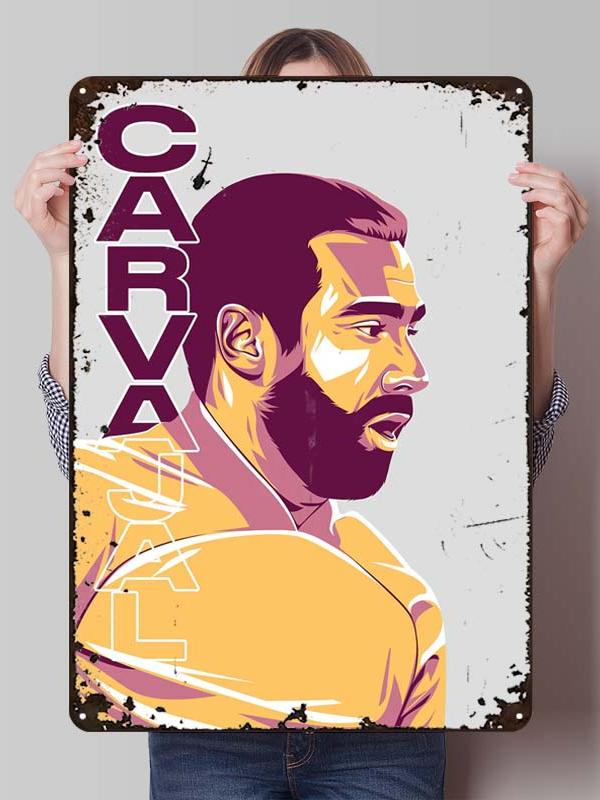 Dani Carvajal Metal Posters Customizable Sign Decor for Room Decoration Football Player Tin Signs for Home Wall Art Decoration