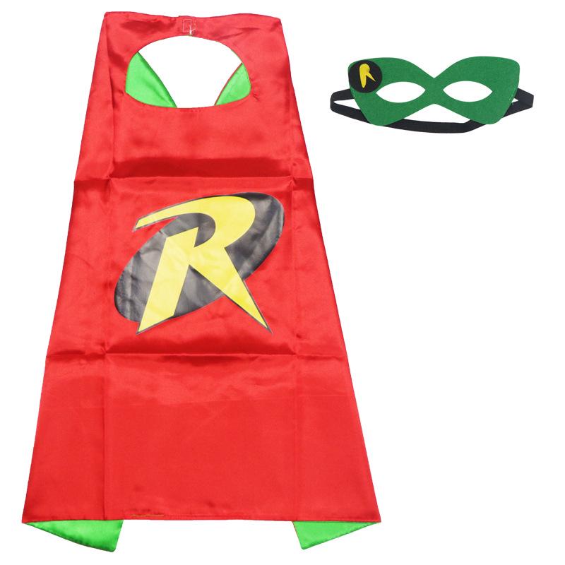 

Детские плащи супергероев Marvel: Супермен, Бэтмен, Человек-паук, Железный человек, Капитан Америка 70cm x 70cm