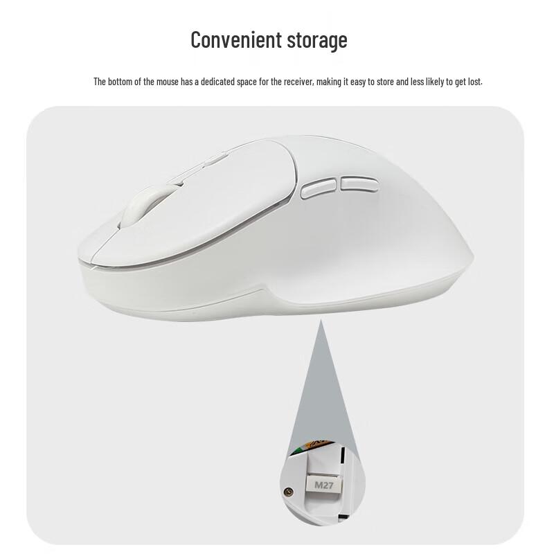 Lenovo M27 Dual Mode Silent Ergonomic Office Mouse