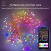 APP Control RGB Maroon LED Lights Waterproof New Year Home Decoration String Lamp DIY Picture Display Music Bluetooth Chandelier