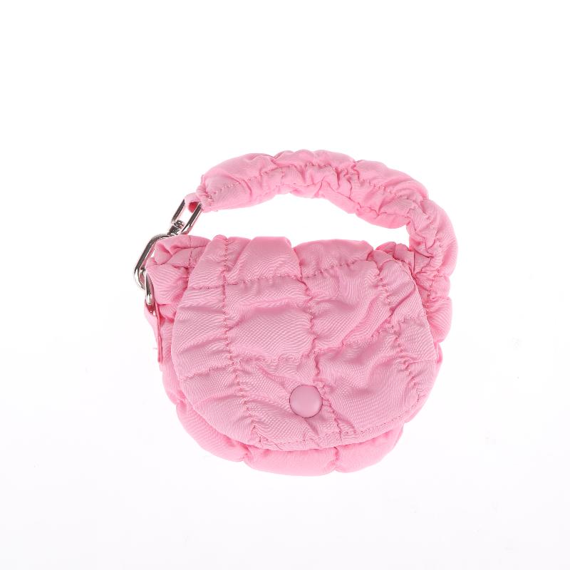 Mini Bag Mini Cloud Waist Pack Lightweight Solid Secure Button Closure With Decorative Coin Purse And Headphone Bag