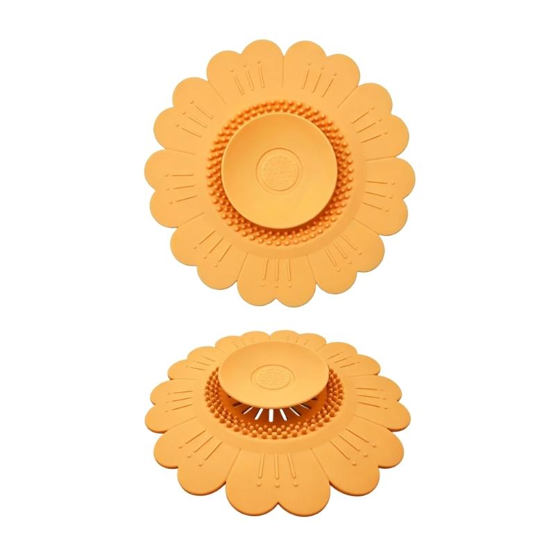 Durability Silicone Drain Protectors Filters Flower Shape Silicone Sink Strainer Reusables Sink Drain Protectors Filters