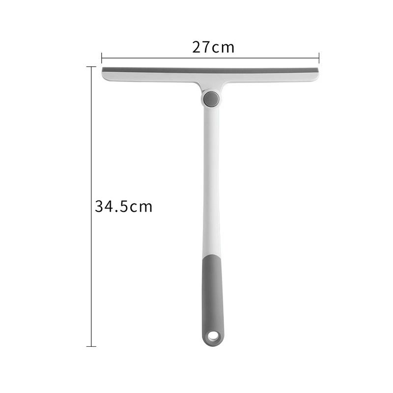 360 Degree Rotatable Shower House Squeegee Glass Wiper Scraper Squeegee Cleaner Silicone Holder Mirror Window Cleaner Scraper