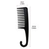 Wide Tooth Comb Detangling Hair Brush, Premium Care Handgrip Comb, Apply to for Curly, Wet, Dry, Thick ,Thin Hair