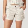 Women's Soft Stretch Twill Short Side Pockets Soft Feel No Button & No Zipper Flattering Fit
