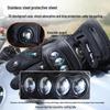 Carbon Fiber Warm Waterproof Electric Heated Motorcycle Gloves for Men & Women - Winter Touchscreen & Anti-Fall Protection
