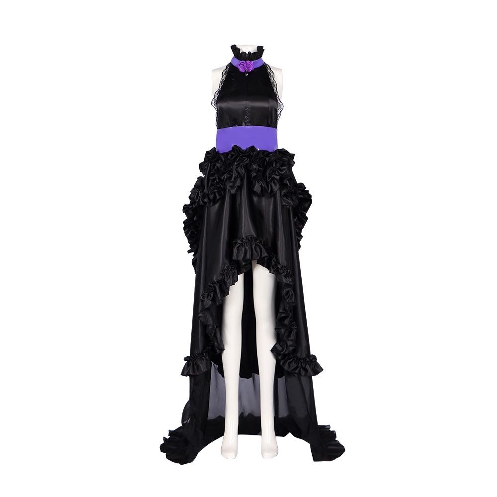 Rei Ayanami Evangelion Same Cosplay Costume Luxury Gown Halloween Party Up Dress