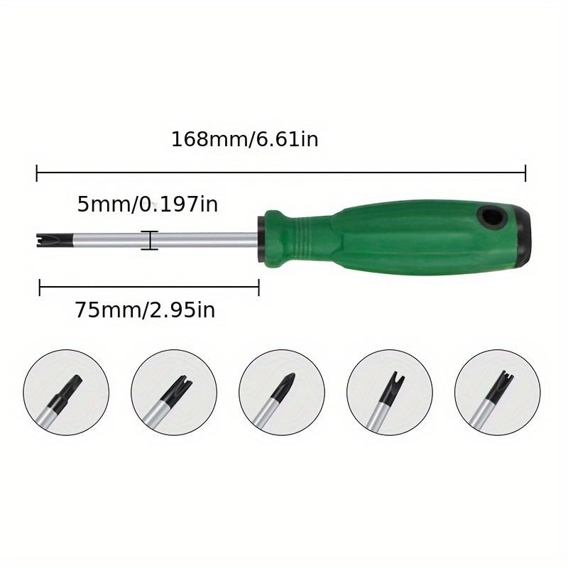 1Pc Special Shaped Triangular Screwdriver - Industrial Grade, Cross-Head Design, Durable Construction