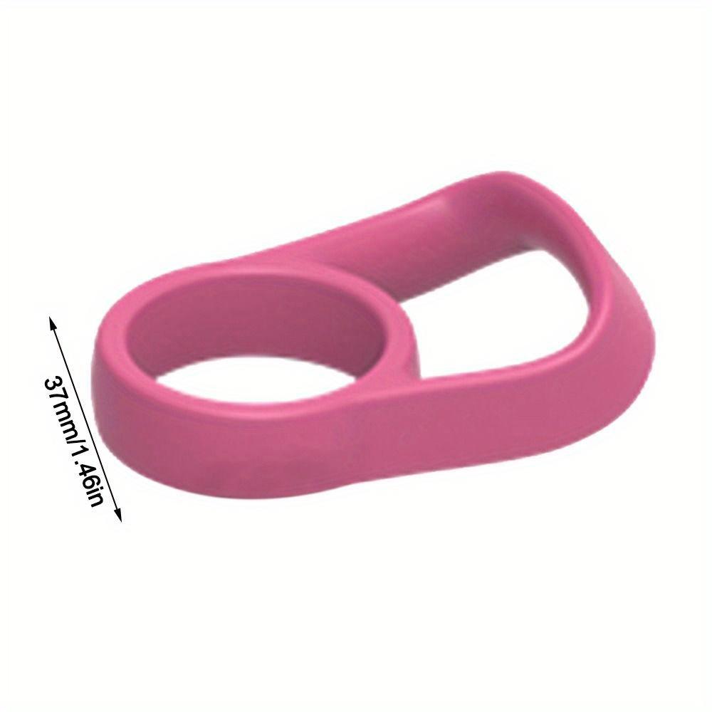 37mm Water Bottle Handle Strap Portable Silicone Vacuum Cup Sports Water Bottle Holder Kettle Hanging Buckle Outdoor