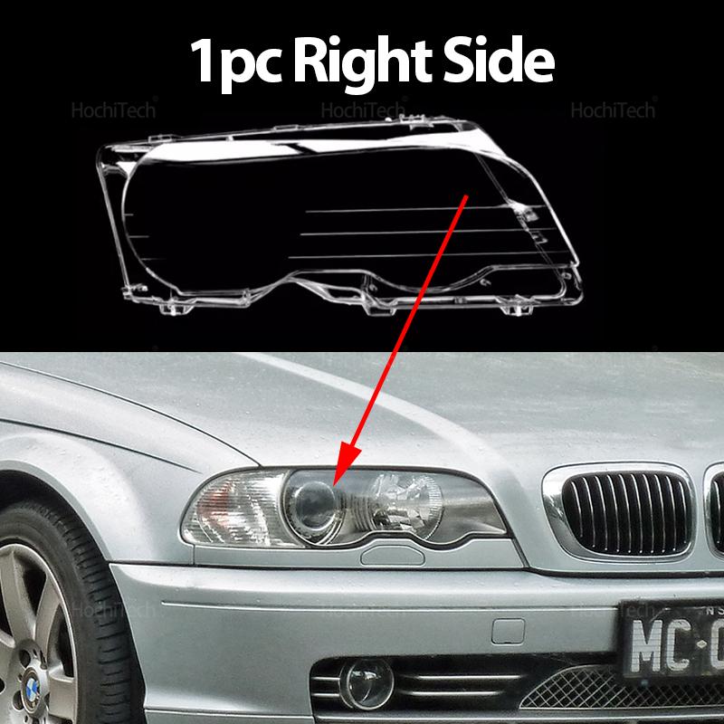 Head Lights Cover for BMW E46 Coupe Convertible 1999-2003 M3 2000-2006 Transparent Housing Headlights Lens Shell Glass Lampcover