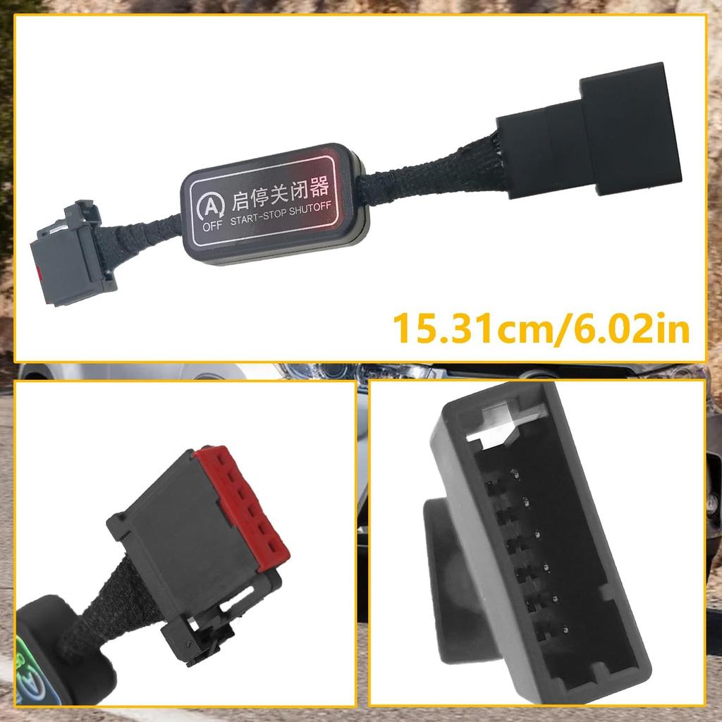 Auto Start Stop Eliminator for 2015- Ford F-150, Engine Start-Stop System Bypass, Automatic Stop-Start Canceller, Auto Shutoff Cable Harness