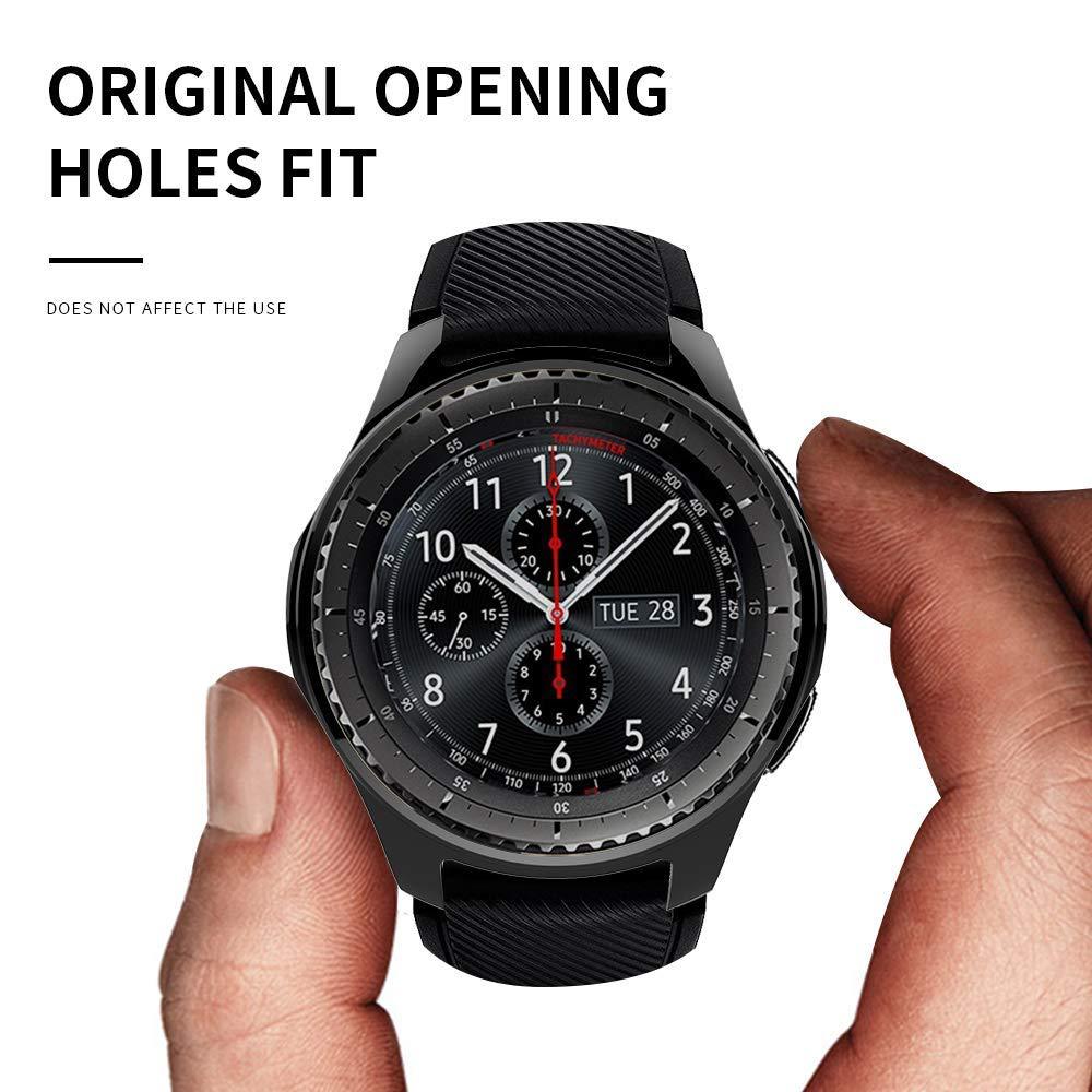 Protective Case For Samsung Galaxy Watch 46mm 42mm Case Protector Frame Cover Soft TPU Shell For Samsung Smart Watch 46mm/42mm 7