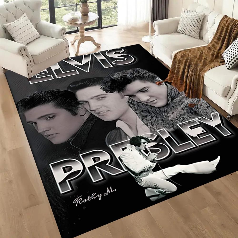 Elvis Area Rug Perfect For Playrooms Hallway Dining Room Foyer Antislip Rug Office Home Decor Spiritual Gift