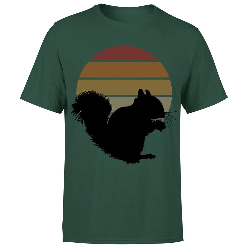 Squirrel Retro Vintage Funny Adults Unisexs Tshirt P1OrA