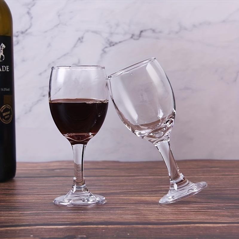 6pcs Classic Wine Glasses Champagne Glasses Gobletes For Scotch Bourbon Whisky Cocktail Cognac Vodka Gin Tequila Liquor For Bar Pub Club Restaurant An