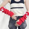 Arm Sleeves Sweet Cool  Girl Knitted Fingerless Gloves Sleeves Cos Hand Sleeves