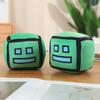 Geometry Dash Cube Plush Toys Stuffed Plushie Doll Small Pillow Square Pendant Game Cute Kids Fans Collection Birthday Gift 12CM