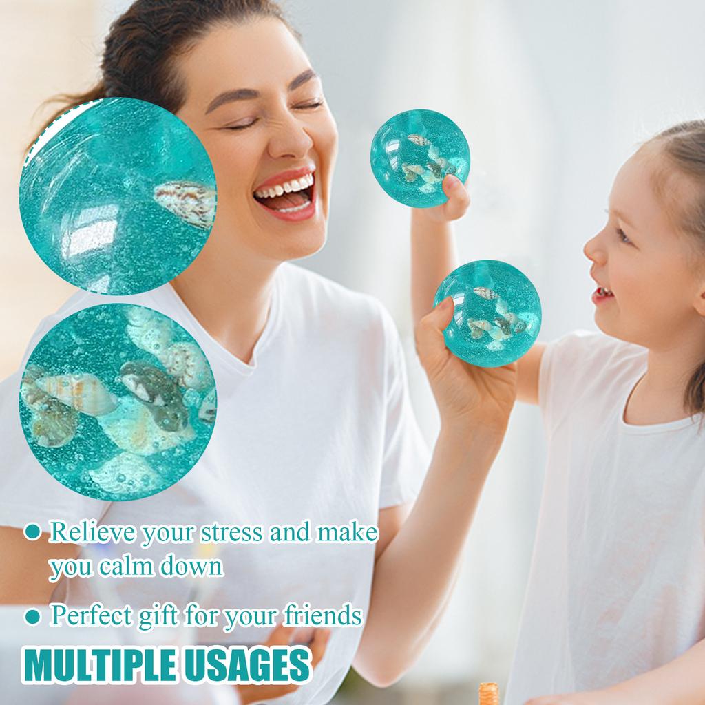 Soft Tpr Anti-Stress Ball With Slow Rebound Sea World Stress Relief Elastic Squeezing Colored Pinch Toy For Decompression Toys